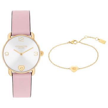 Coach Women's Elliot Strap and Bracelet Watch Set