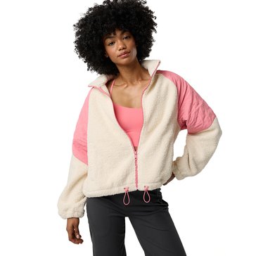OFFLINE By Aerie Women's Sherpa Full Zip Nylon Jacket