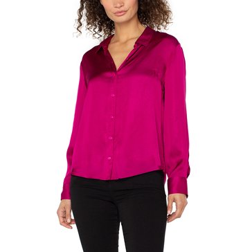 Liverpool Women's Button Front Woven Shirt