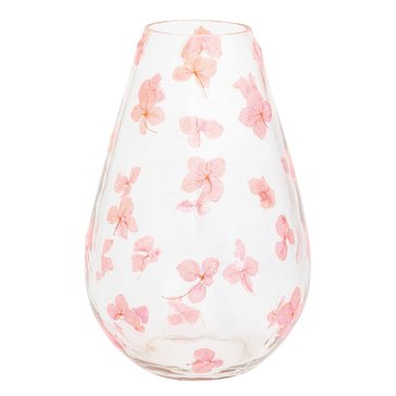 Mud Pie Small Pressed Flower Vase