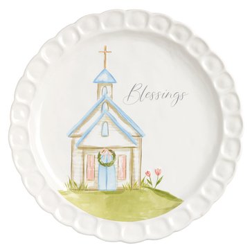 Mud Pie Church Blessings Platter