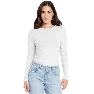 Old Navy Women's Long Sleeve Heather Crewneck Top