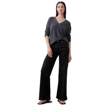 Banana Republic Women's High Rise Wide Leg Jeans
