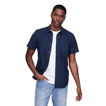 Gap Men's Short Sleeve Standard Poplin Shirt