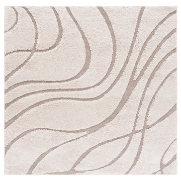 Safavieh Florida Modern Shag Collection Power Loomed Square Rug