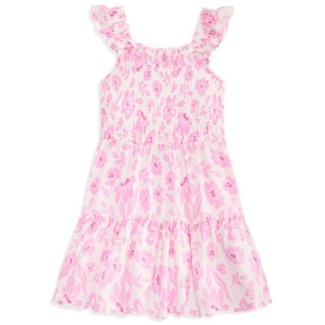 Liberty & Valor Toddler Girls' Floral Smocked Dress