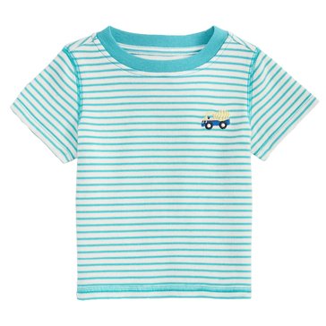 Wanderling Baby Boys' Short Sleeve Mini Stripe Tee