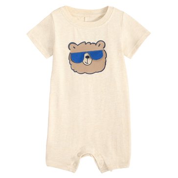 Wanderling Baby Boys' Bear Glasses Sunsuit