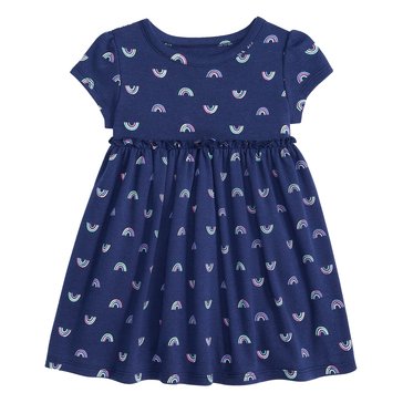 Wanderling Baby Girls' Mini Rainbows Dress