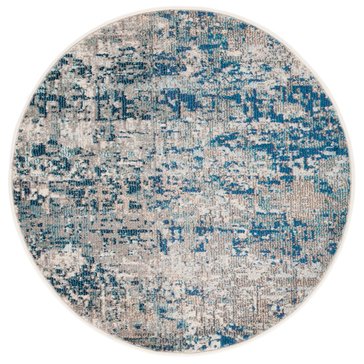 Safavieh Madison Modern Abstract Collection Power Loomed Round Rug