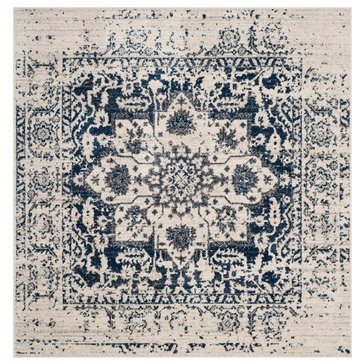 Safavieh Madison Traditional Distressed Collection Power Loomed Square Rug