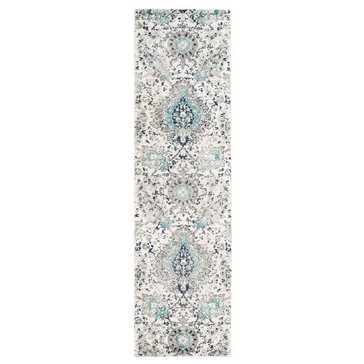 Safavieh Madison Traditional Floral Collection Power Loomed Runner Rug
