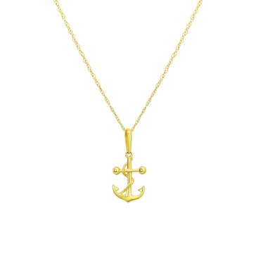 Minimalist Roped Anchor Pendant