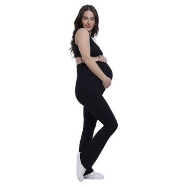 Motherhood Maternity Full Length Flare Legging Jersey