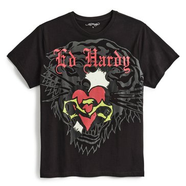Ed Hardy Men's Sacred Heart Graphic Tee