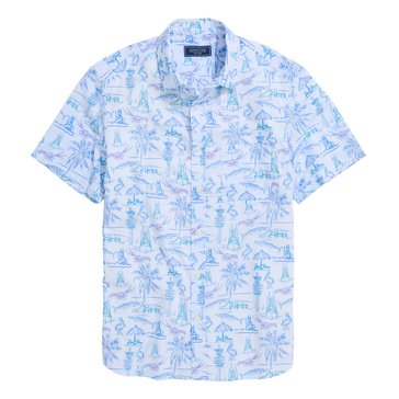 Vineyard Vines Men's Keywest Scenic Cotton Tee