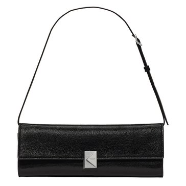 Kate Spade New York Deco Glazed Leather Soft Mini Shoulder Bag