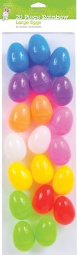Easter Unlimited 2.25-Inch Rainbow Eggs, 20-Count
