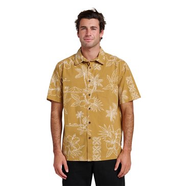 Quiksilver Men's Watermans Scenic Drive Tropical Print Shirt