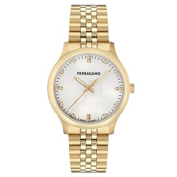 Salvatore Ferragamo Men's Duo Guilloche Dial Bracelet Watch