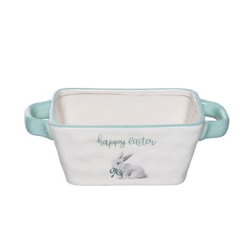 Transpac Ceramic Happy Easter Bunny Baker