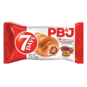 7 Days Peanut Butter & Strawberry Jelly Soft Croissant