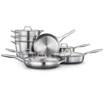 Calphalon Premier Stainless Steel 13-Piece Cookware Set