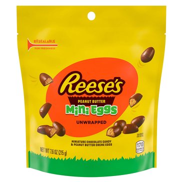 Reese's Easter Mini Milk Chocolate & Peanut Butter Eggs, 7.6oz
