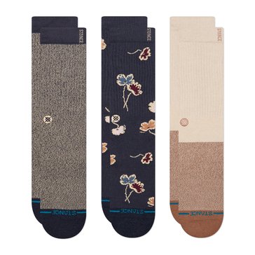 Stance Men's Botanical Bliss Crew Socks, 3-Pack
