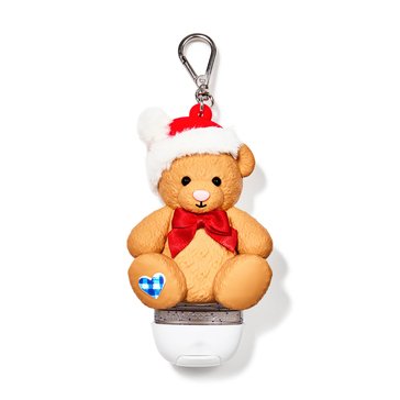 Bath & Body Works Festive Teddy Bear Pocketbac Clip