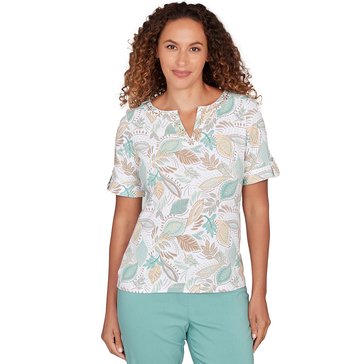 Hearts of Palm Women's Vintage Foliage Top
