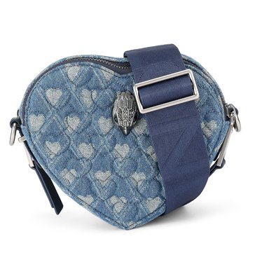 Kurt Geiger 2 Zip Kensington Heart Crossbody Bag