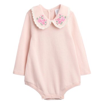 Gap Baby Girls' Peter Pan Embroidered Bodysuit