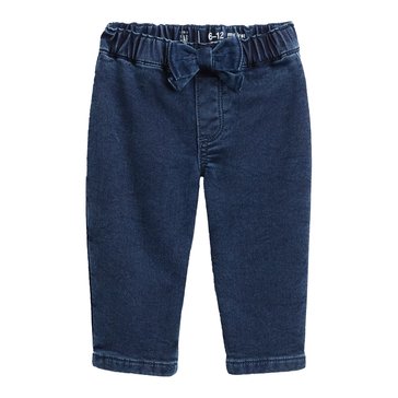 Gap Baby Girls' My First Denim Bow Waist Bubble Jean