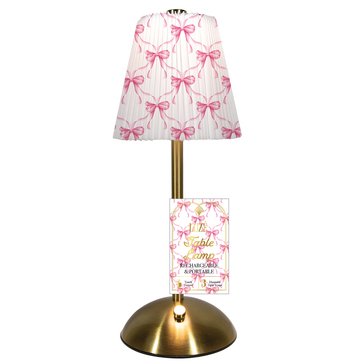 Luze Bow Pattern Shade LED Metal Desk Lamp