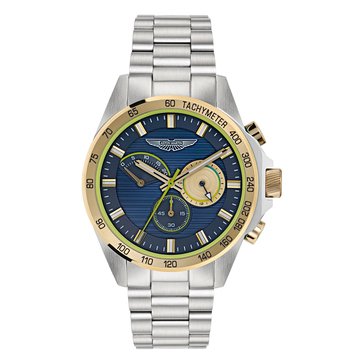 Aston Martin Men's HLC Guilloche Dial Stainless Steel Bracelet Watch