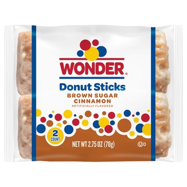 Wonder Brown Sugar Cinnamon Donut Sticks, 2-Count