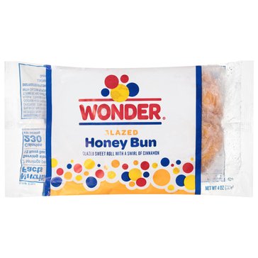 Wonder Glazed Honey Bun, 4oz