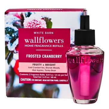 Bath & Body Works Frosted Cranberry WallFlower Refill, 2-Pack