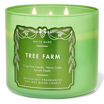 Bath & Body Works Tree Farm 3-Wick Candle