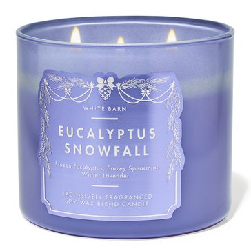Bath & Body Works Eucalyptus Snowfall 3-Wick Candle