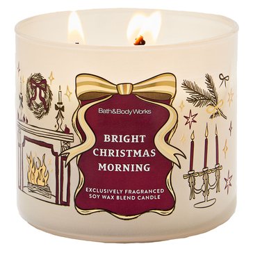 Bath & Body Works Bright Christmas Morning 3-Wick Candle