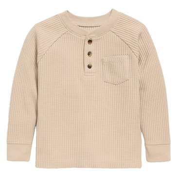 Old Navy Toddler Boys' Long Sleeve Waffle Henley Tee
