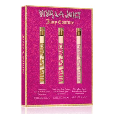 Juicy Couture Travel Spray 3-Piece Coffret Set