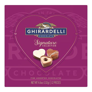 Ghirardelli Valentine's Signature Collection Pralines Square Shaped Gift, 4.6oz