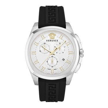 Versace Men's Versace Geo Sunray Dial Strap Watch