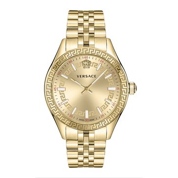 Versace Women's Hellenyium Sunray Dial Bracelet Watch