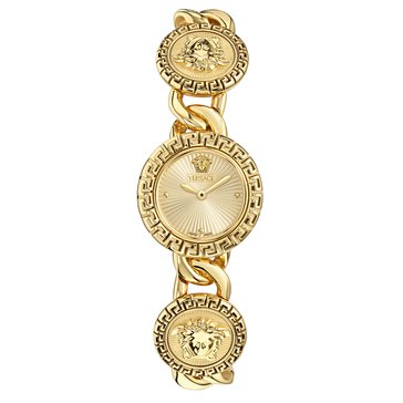 Versace Women's La Greca Guilloche Dial Bracelet Watch
