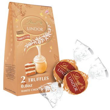 Lindt Lindor Spring Carrot Cake Truffles, 0.8oz