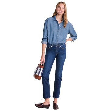 Vineyard Vines Women's Oversized Stripe Button Down Shirt